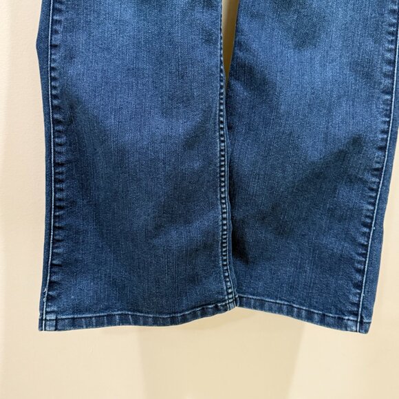 BANANA REPUBLIC 2 DEMIN FLARED TROUSER JEANS Denim Work Casual Y2K Retro - Picture 4 of 11